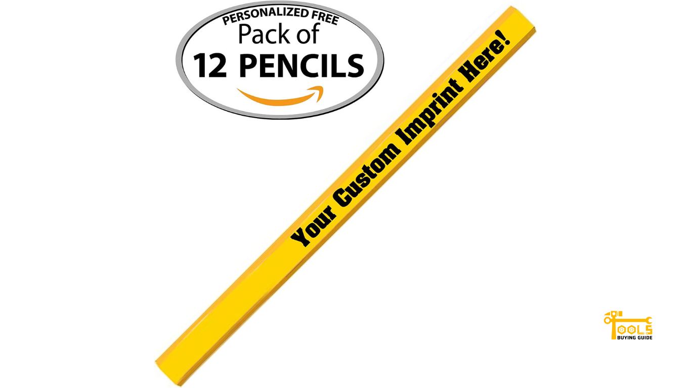 Bright Yellow Custom Carpenter Pencil