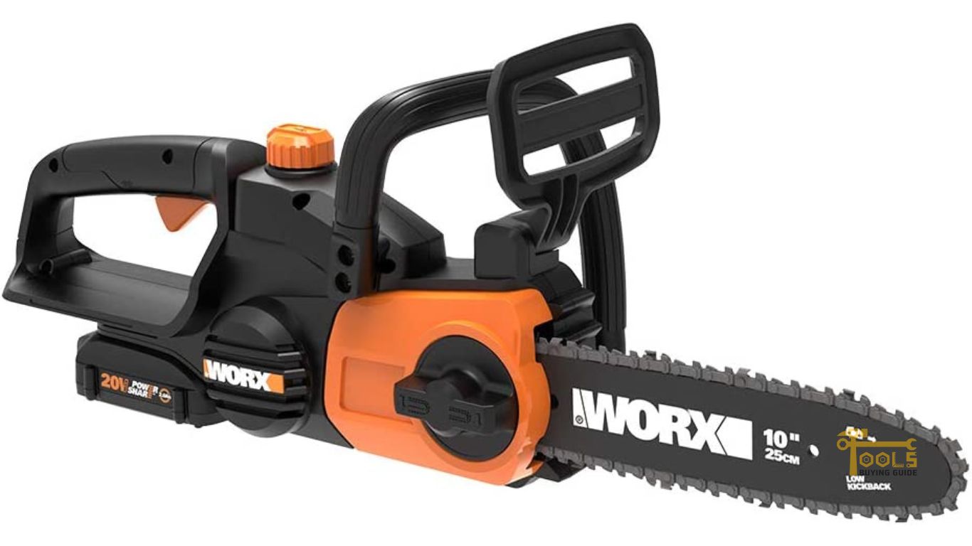 WORX WG322 Power Share 10 Cordless Chainsaw with Auto-Tension