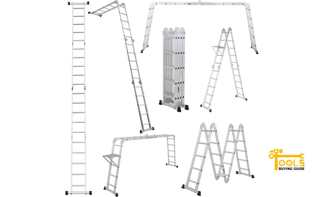 LUISLADDERS 18.5FT Folding Ladder