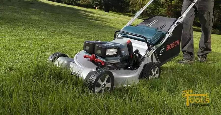 adjust the height of the mower