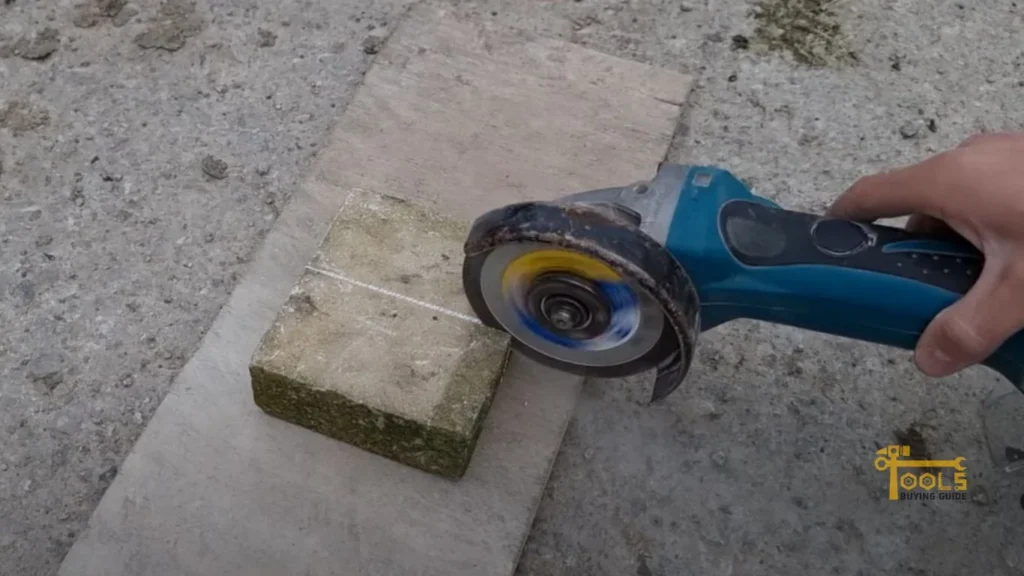 Angle Grinder to Cut Concrete 1